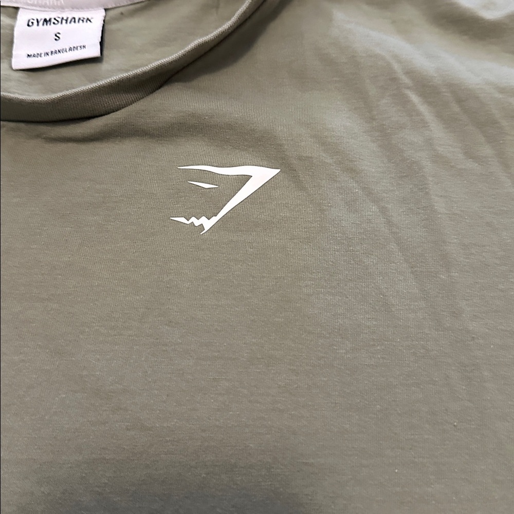 Gymshark Olive Green Short Sleeve Tee - Picture 2 of 4